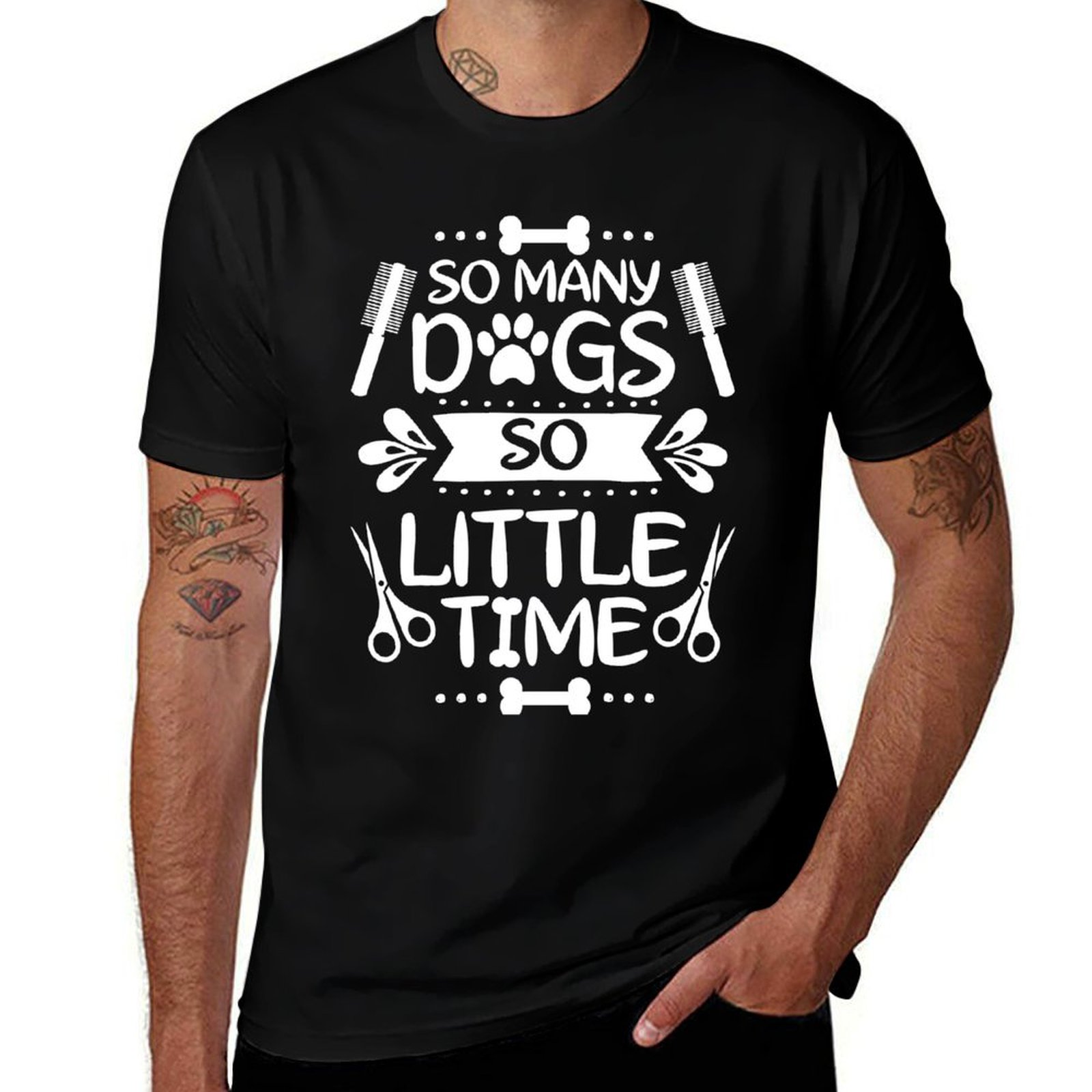 Men'S Grooming Gift Ideas - T-shirt pour toiletteur canin, idée cadeau