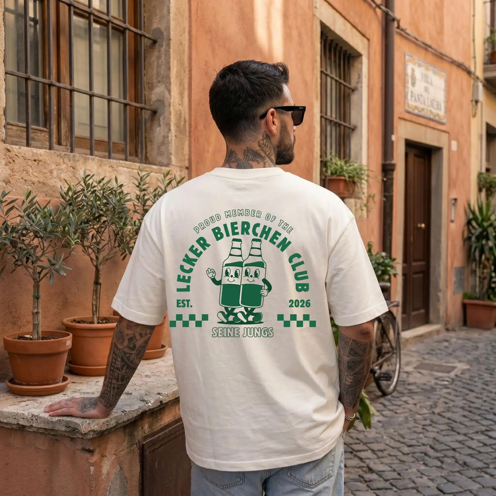 Men'S Grooming Club - T-shirt de club de bière pour