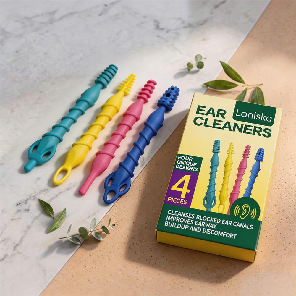 Ear Wax Remover - Lot de 4 outils en silicone