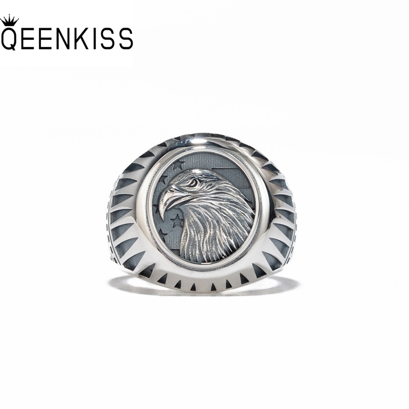 Men'S Grooming Gift Set - QEENKISS 925 argent Sterling Vintage aigle