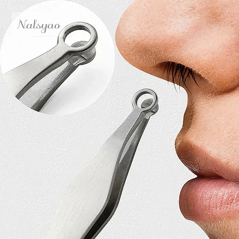 Nose Hair Trimmer - Pince à épiler en acier inoxydable