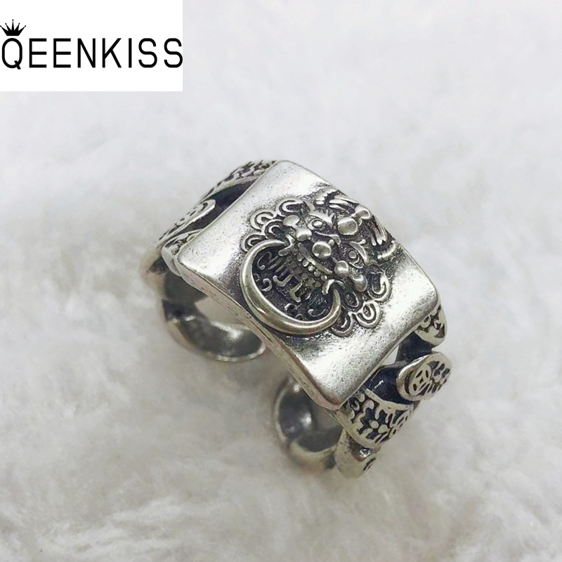 Men'S Grooming Gift Set - QEENKISS-Bague PIXIU en argent regardé 925