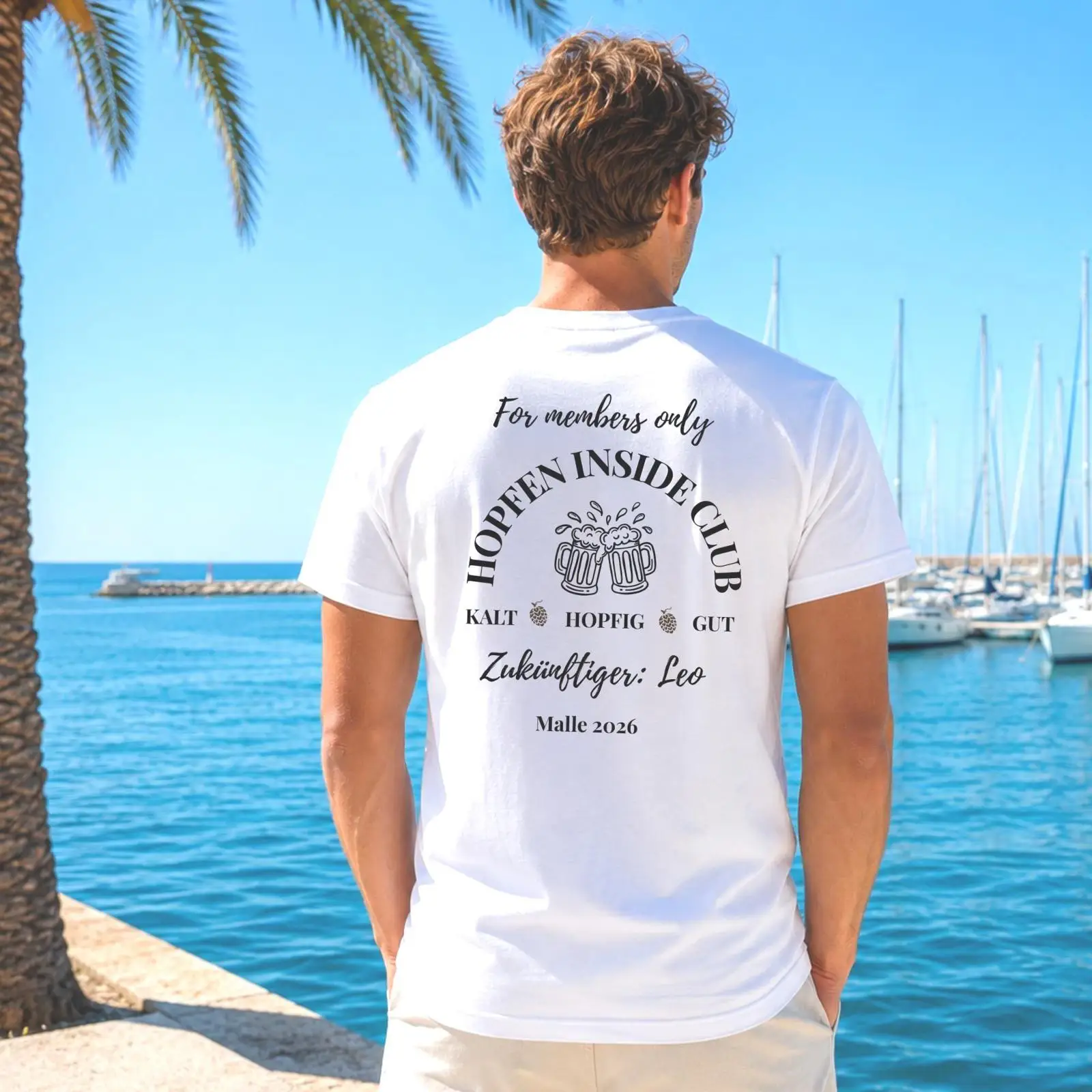T-shirt personnalisé Hopfen In - Men'S Grooming Club avis et prix
