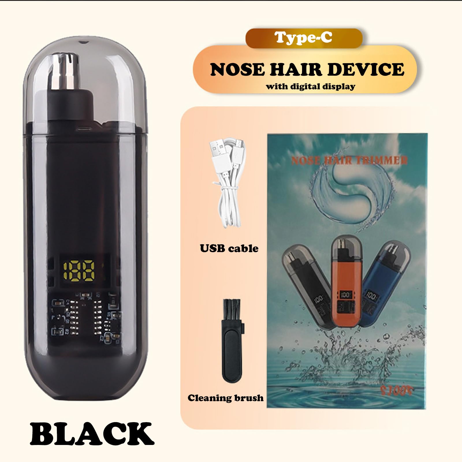 Tondeuse nez-oreilles recharge - Nose Hair Trimmer avis et prix
