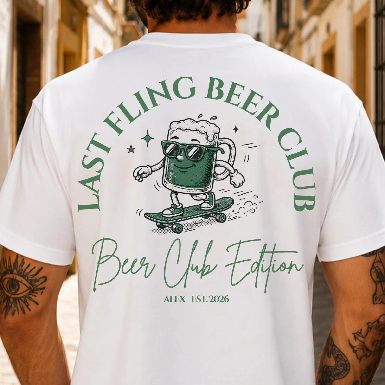 T-shirt pour hommes Last Fling - Men'S Grooming Club avis et prix