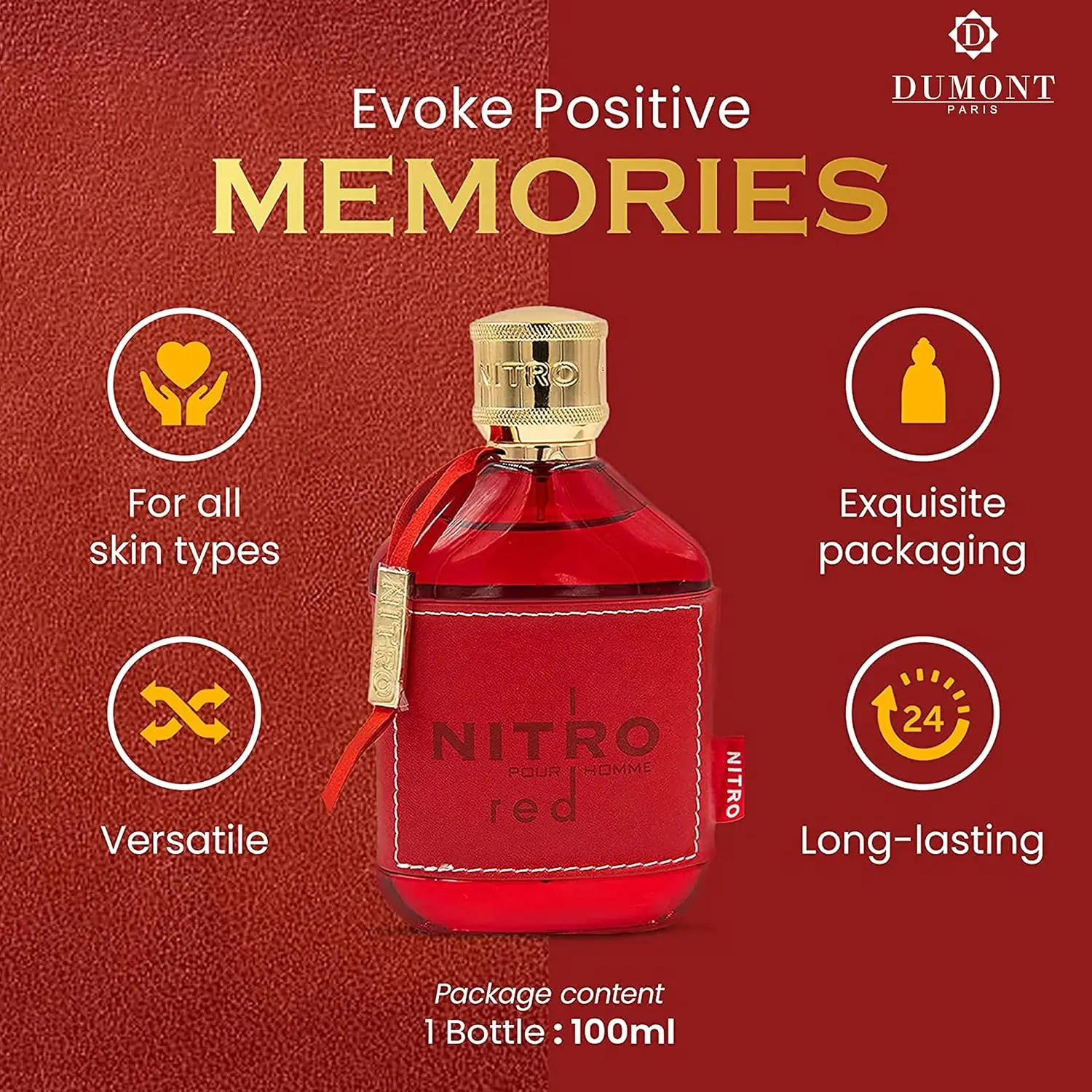 Dumont Nitro Red Intense 100ml - Men'S Grooming Gift Ideas avis et prix