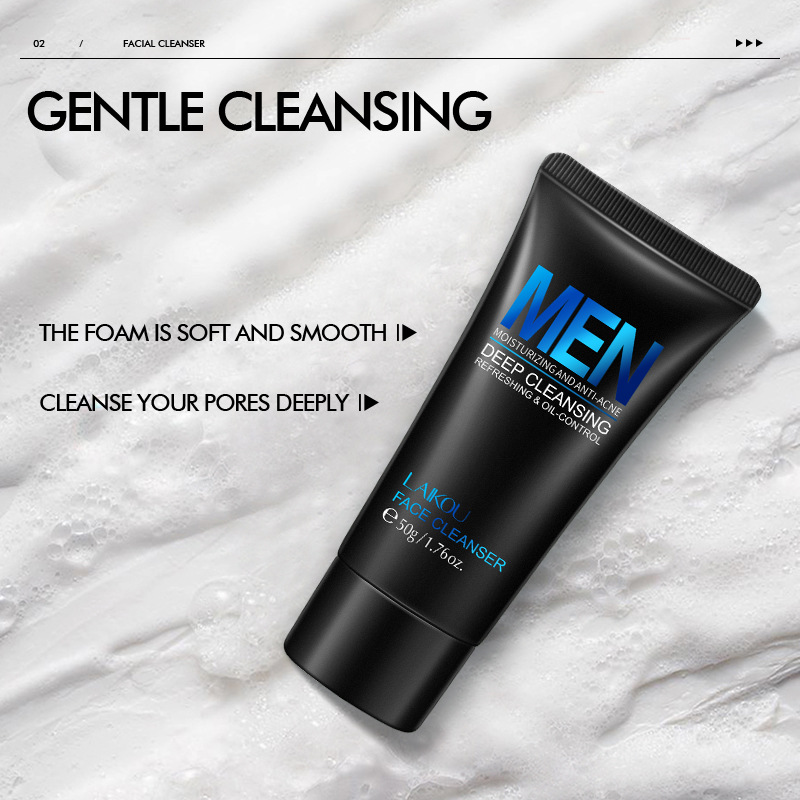 LAIKOU-Nettoyant pour le visag - Face Wash Mens avis et prix