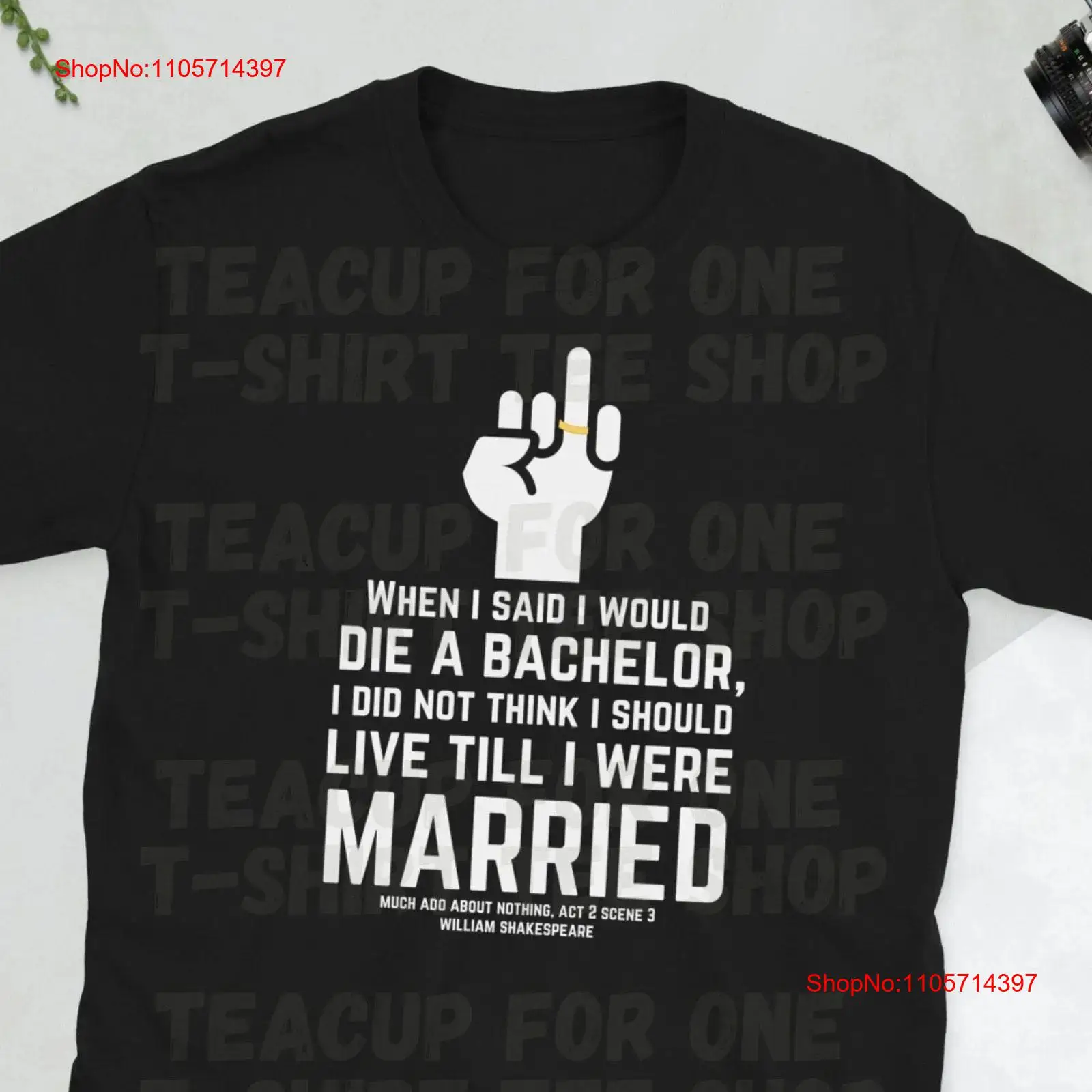 T-shirt inspiré de Much Ado Ab - Men Grooming Quotes Short avis et prix